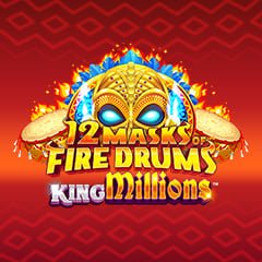 12 Masks of Fire Drums King Millions